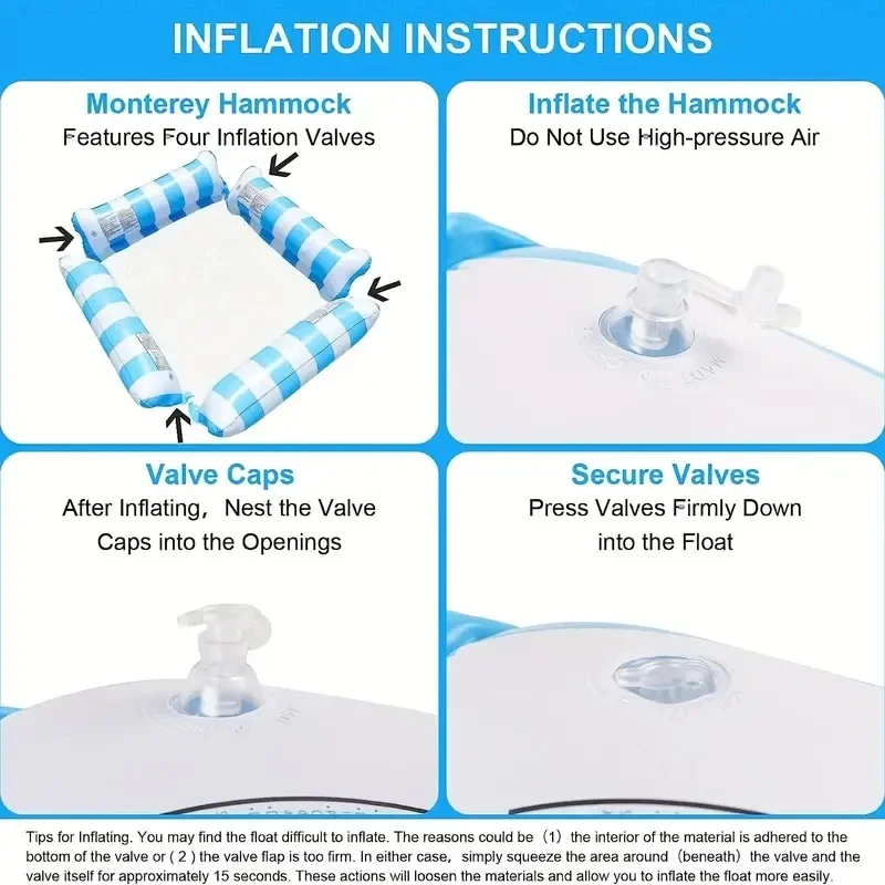 수영 물 소파 풍선 튜브 해먹 플로팅 워터 풍선 매트 풀 파티 비치 액세서리 물 놀이 플로팅 침대 C