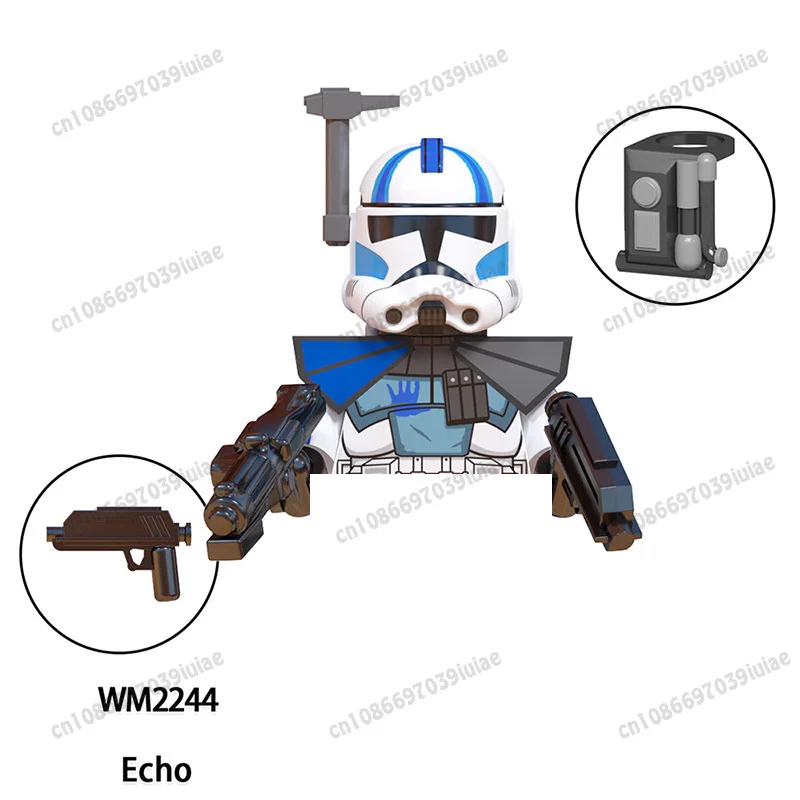 스타 워즈 클론 트루퍼 501 군대 제국 스톰 트루퍼 만달로리안 미니 로봇 피규어 장난감 벽돌 조립 인형 선물
