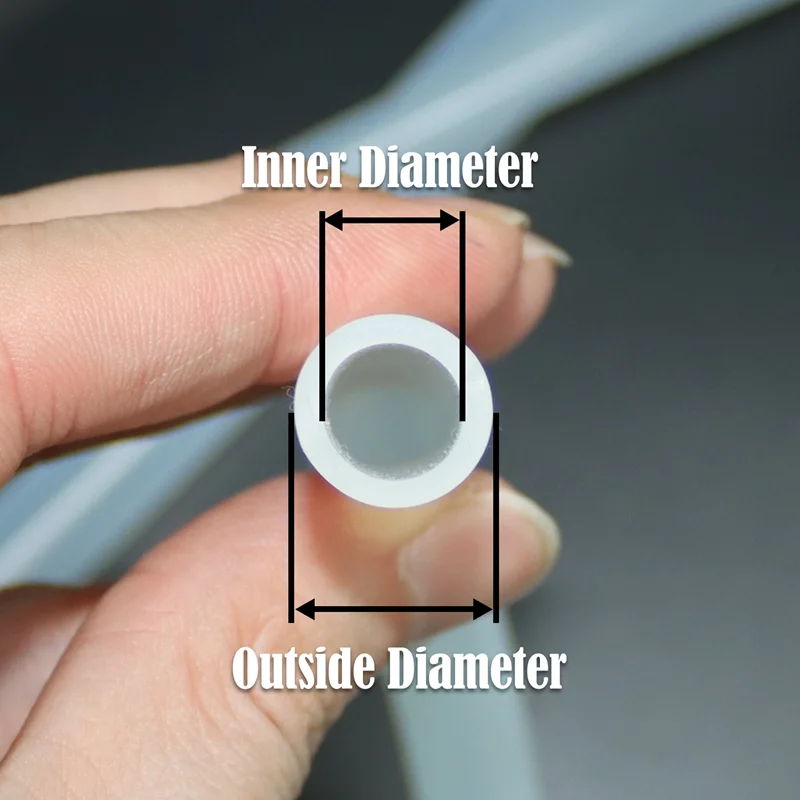 5/1M 투명 유연한 실리콘 호스 2 3 4 6 7 8 9 10 12 14 16mm 식품 등급 튜브 파이프 온도 저항 무독성 주방