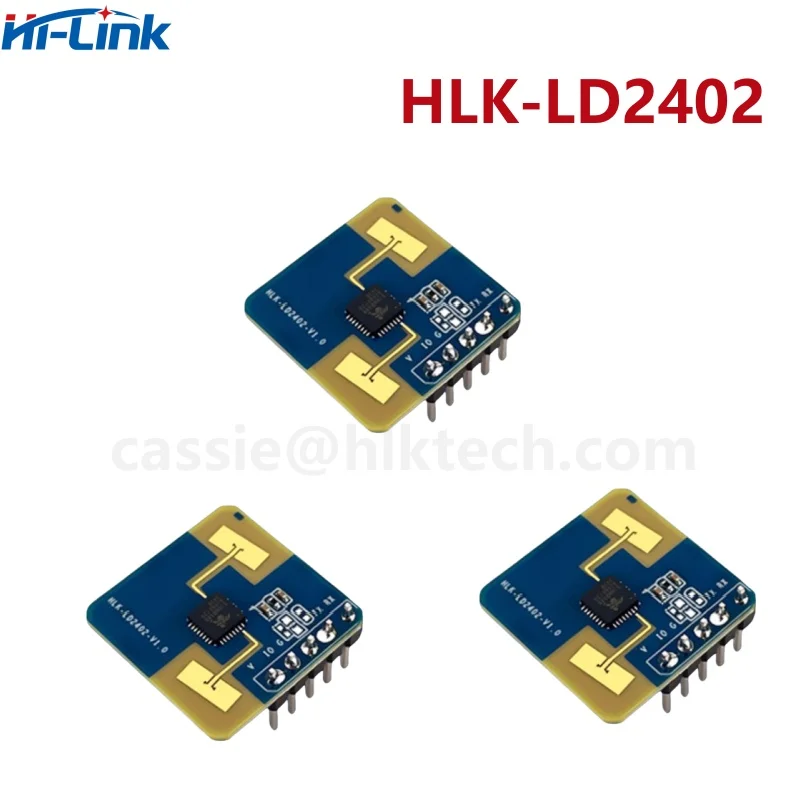 Hi-Link HLK-LD2402 24G 정적 인체 존재 감지, 7m AIoT 밀리미터파 센서 레이더 모듈, GPIO 및 UART 인터페이스 title=Hi-Link HLK-LD2402 24G 정적 인체 존재 감지, 7m AIoT 밀리미터파 센서 레이더 모듈, GPIO 및 UART 인터페이스 