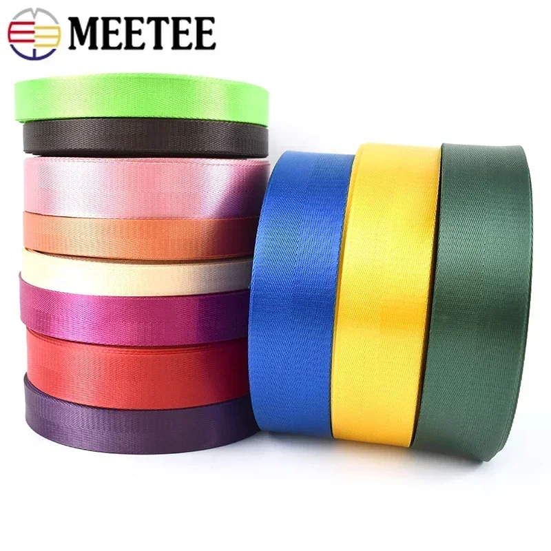 5M 1mm 20-38mm 나일론 리본 밴드 헤링본 패턴 웨빙 테이프 벨트 배낭 스트랩 DIY 가방 바인딩 패브릭 재봉 액세서리