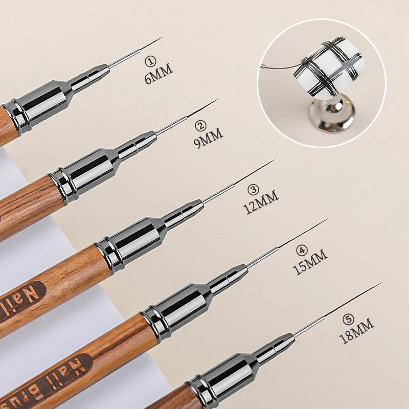 네일 브러쉬 나무 손잡이 젤 네일 아트 라이너 DIY 그림 브러시 드로잉 라인 스트라이프 꽃 그림 펜 UV 젤 매니큐어 살롱 도구 title=네일 브러쉬 나무 손잡이 젤 네일 아트 라이너 DIY 그림 브러시 드로잉 라인 스트라이프 꽃 그림 펜 UV 젤 매니큐어 살롱 도구 