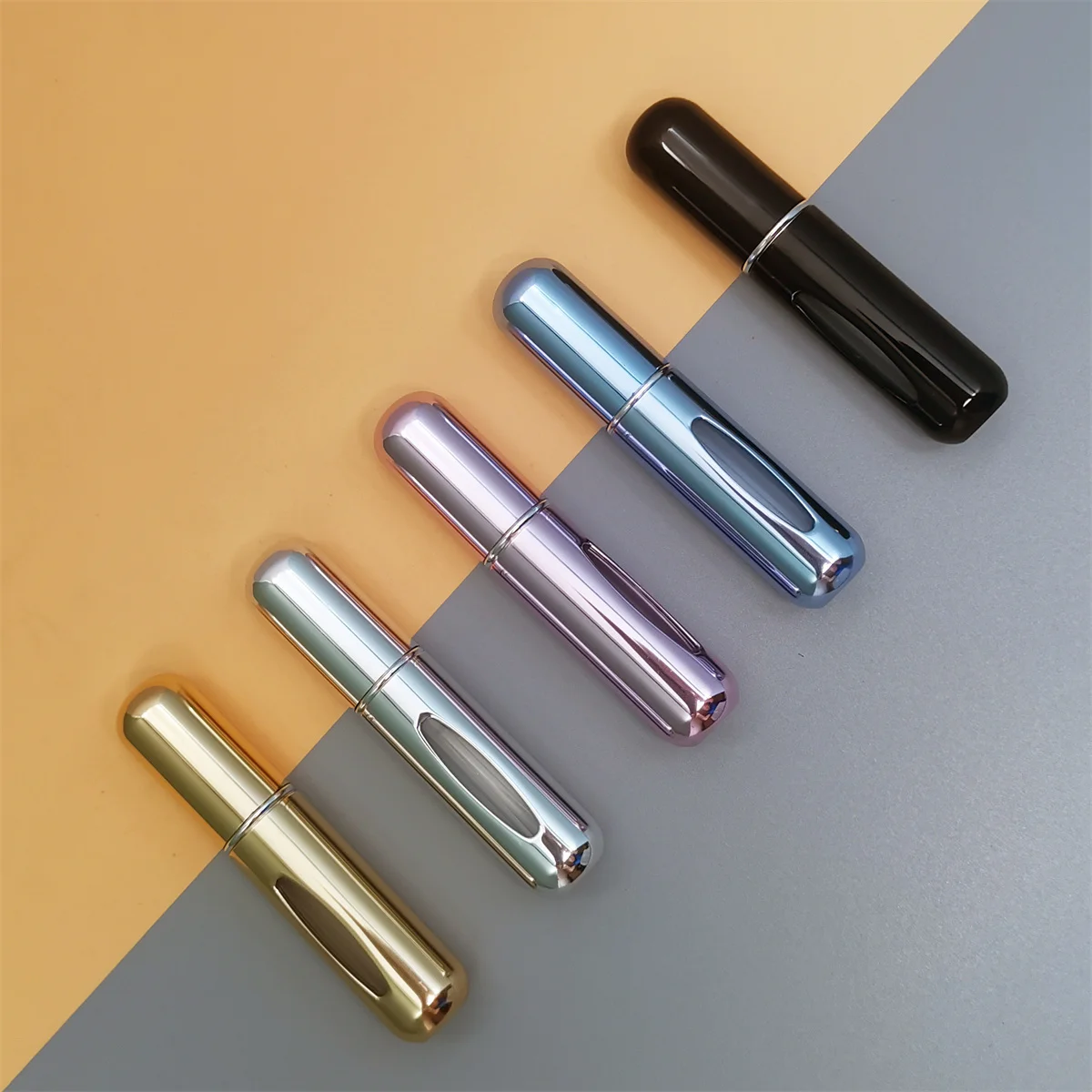 1/5Pcs 여행 향수 병 리필 가능 휴대용 미니 분무기 스프레이 리필 병 여성 포켓 디스펜서 쾰른 분무기 5ml