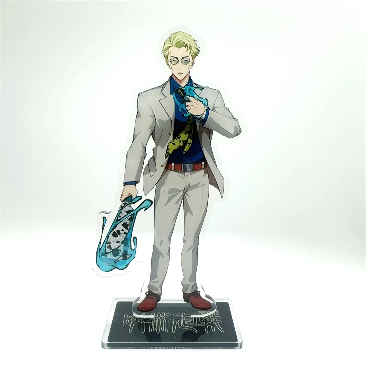 Jujutsu Kaisen Anime Figure 아크릴 스탠드 Gojo Satoru Yuji 모델 플레이트 1pc 데스크 장식 스탠딩 사인 게임 팬 선물 장식품