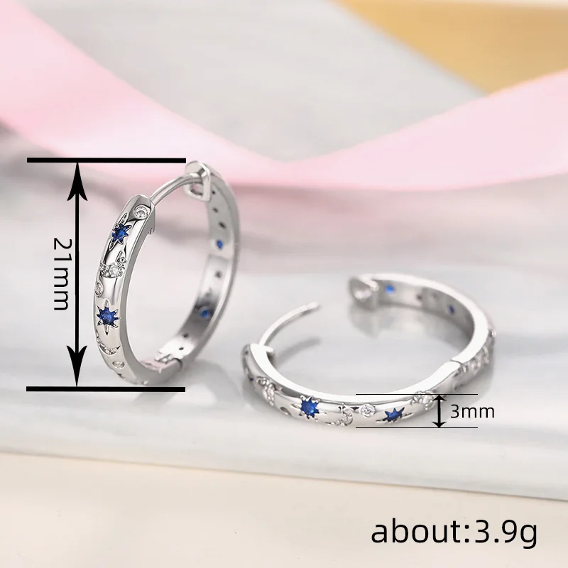 여성을위한 패션 실버 컬러 금속 조각 태양과 달 후프 귀걸이 파티 약혼 웨딩 귀걸이 쥬얼리