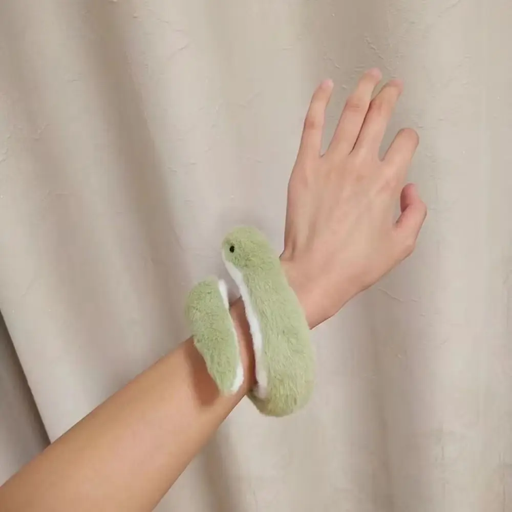 뱀의 해 봉제 장난감 키 체인, 만화 작은 녹색 뱀, 부드러운 인형 펜던트, 자동차 키 링, 베낭가방 장식, 아이 GIF