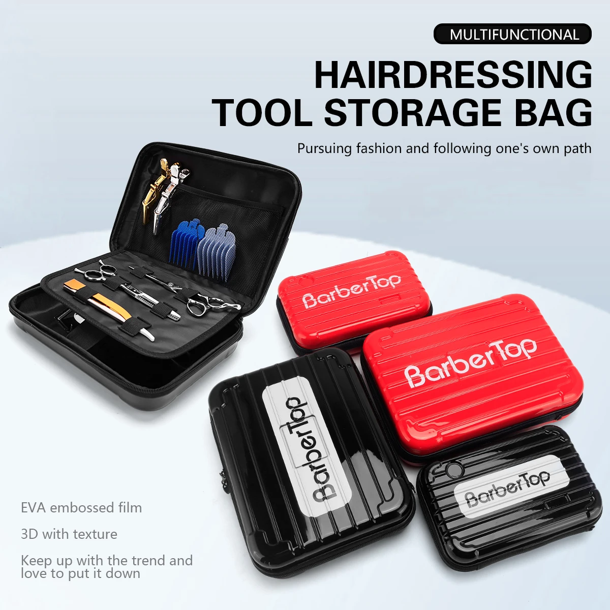 휴대용 헤어 가위 케이스 가방 가방 방수 비 변형 이발사 미용 메이크업 상자 충격 방지 트리머 스타일링 도구 상자 title=휴대용 헤어 가위 케이스 가방 가방 방수 비 변형 이발사 미용 메이크업 상자 충격 방지 트리머 스타일링 도구 상자 