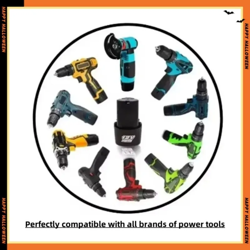 ???? 전기 스크루 드라이버 전기 드릴 미니 앵글 그라인더 전동 공구에 대 한 새로운 12V 4000mAh 범용 충전식 리튬 배터리