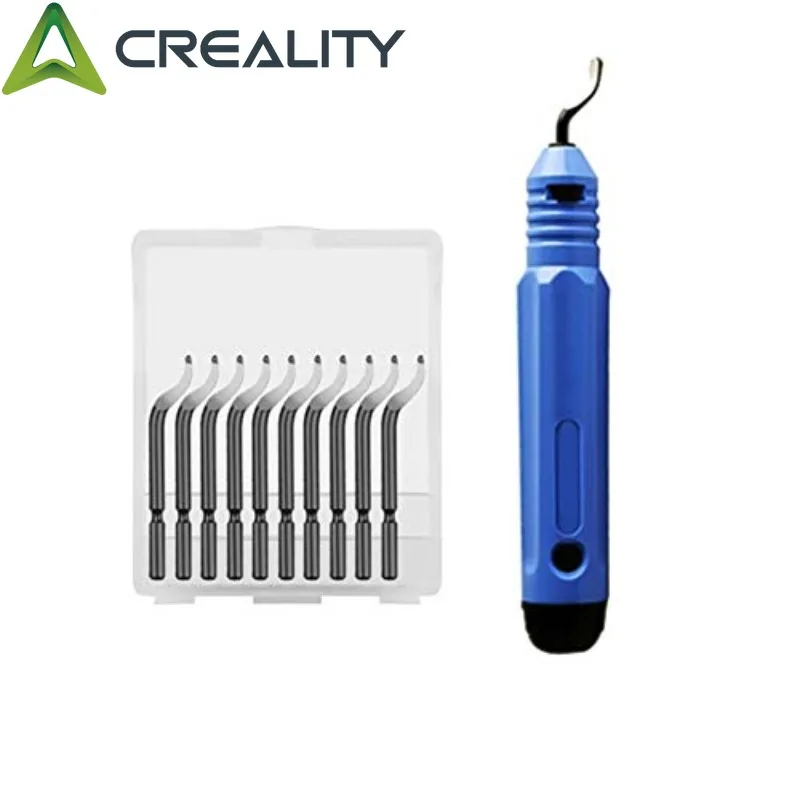 3D 프린터 트리밍 나이프 스크레이퍼 PLA PETG 재료 필라멘트 모델 트리밍 장치 10pcs 디버링 블레이드가있는 3D 프린터 도구 title=3D 프린터 트리밍 나이프 스크레이퍼 PLA PETG 재료 필라멘트 모델 트리밍 장치 10pcs 디버링 블레이드가있는 3D 프린터 도구 