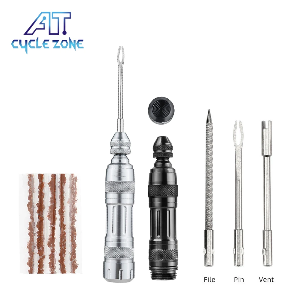 자전거 튜브리스 타이어 수리 키트 타이어 휴대용 긴급 드릴 고무 스트립 타이어 펑크 실란트 수리 키트 자전거 수리 도구 title=자전거 튜브리스 타이어 수리 키트 타이어 휴대용 긴급 드릴 고무 스트립 타이어 펑크 실란트 수리 키트 자전거 수리 도구