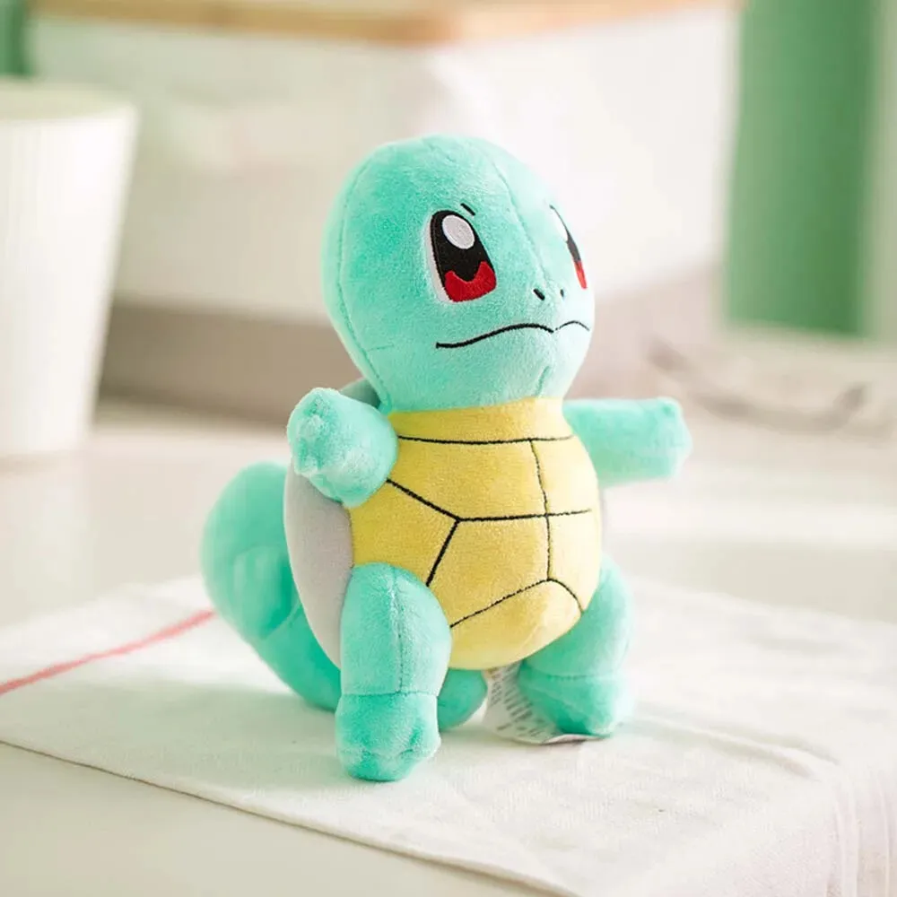 25cm 포켓몬 봉제 인형 장난감 카와이 피카추 Squirtle 거북이 Charmander Jigglypuff Bulbasaur Psyduck Pokémon Anime Kids Gift