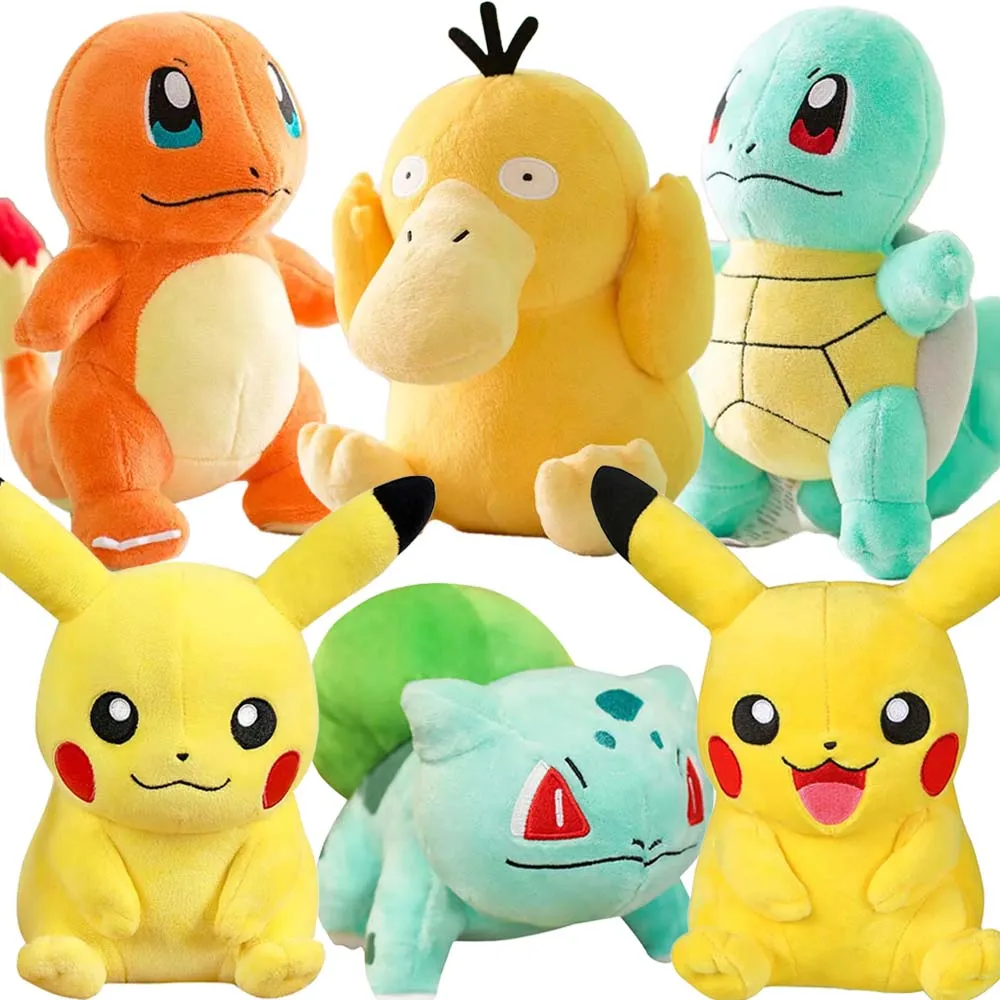 25cm 포켓몬 봉제 인형 장난감 카와이 피카추 Squirtle 거북이 Charmander Jigglypuff Bulbasaur Psyduck Pokémon Anime Kids Gift title=25cm 포켓몬 봉제 인형 장난감 카와이 피카추 Squirtle 거북이 Charmander Jigglypuff Bulbasaur Psyduck Pokémon Anime Kids Gift 