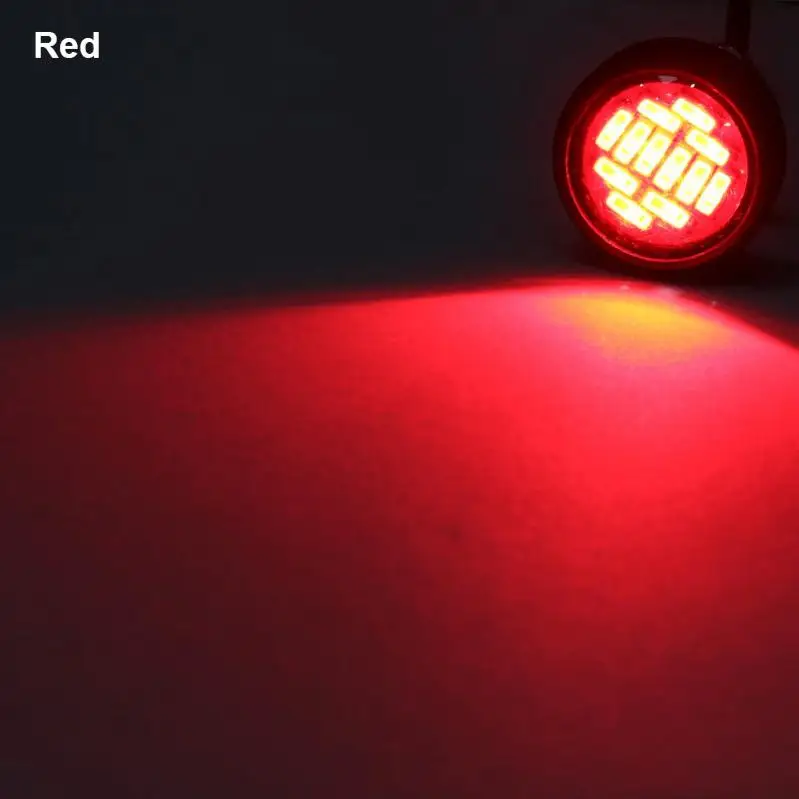 23mm LED 이글 아이 라이트, 고출력 12LED 4014 SMD 자동차 안개 DRL 전구, 후진 백업 주차 방향 지시등, 테일 라이트 램프, 1 개