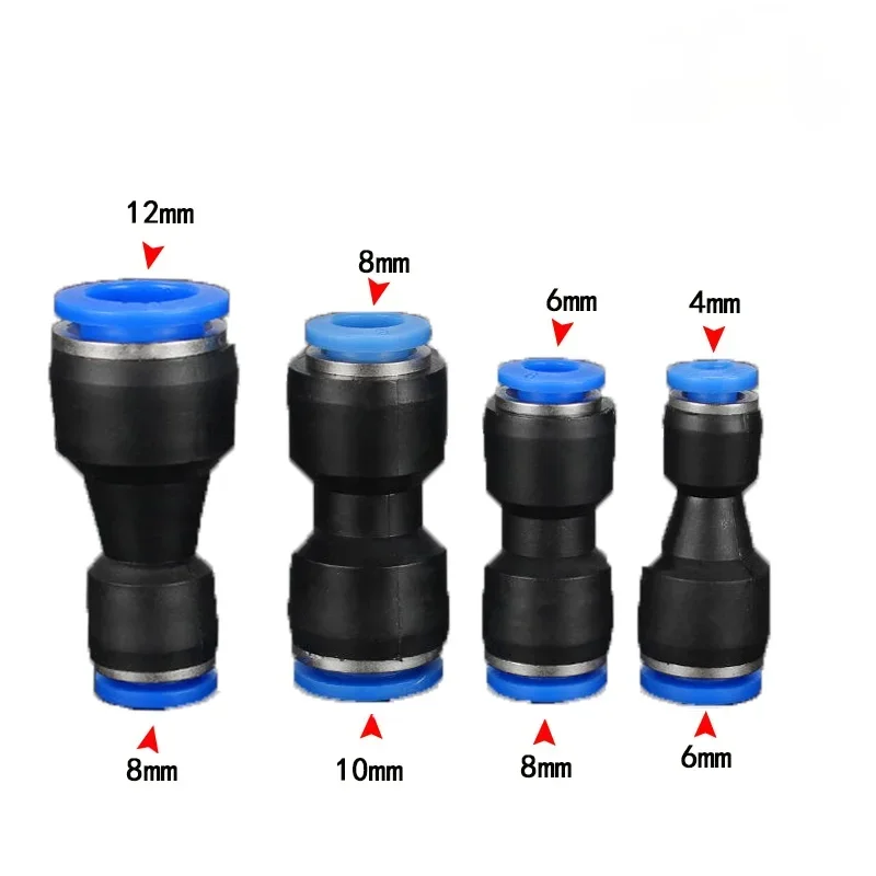 공압 피팅 피팅 플라스틱 커넥터, 에어 워터 호스 튜브용 조인트 PG, 푸시 인 스트레이트 가스, 빠른 연결