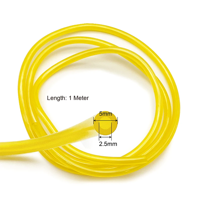 가솔린 전기 톱 가솔린 브러시 커터 잔디 트리머 액세서리 연료 라인 파이프 호스 I.D.2.5mm O.D.5mm