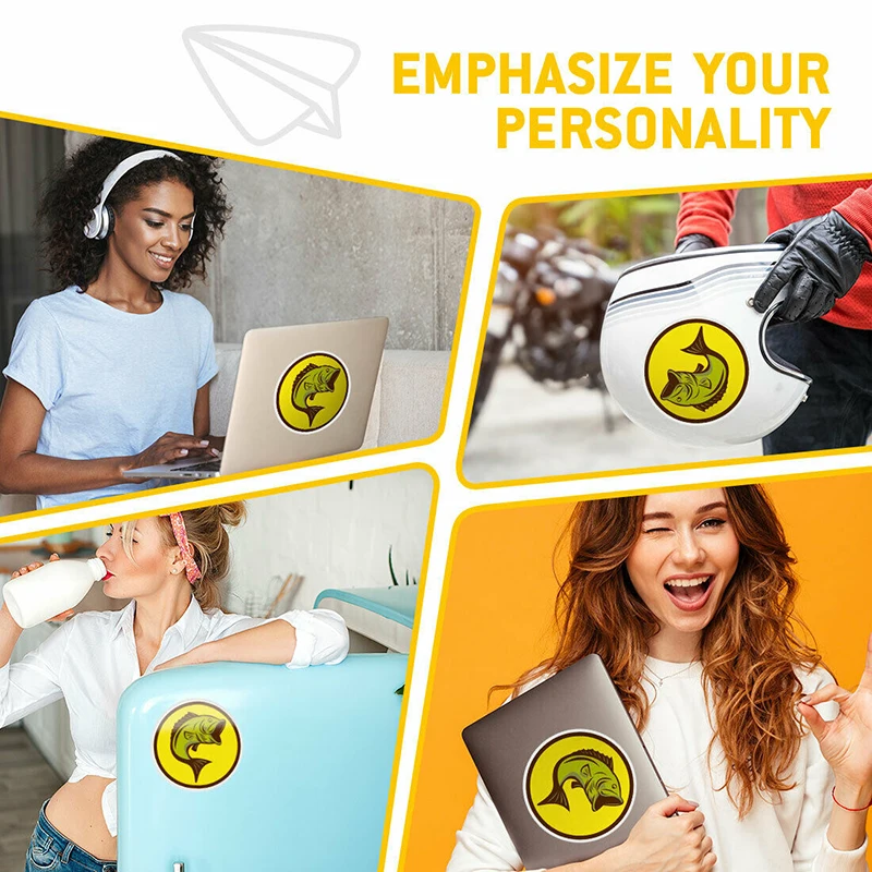 S60100 # 부상 방지 자동 접착 데칼 스티커, 자동차 방수 데코, 범퍼 후면 창 노트북