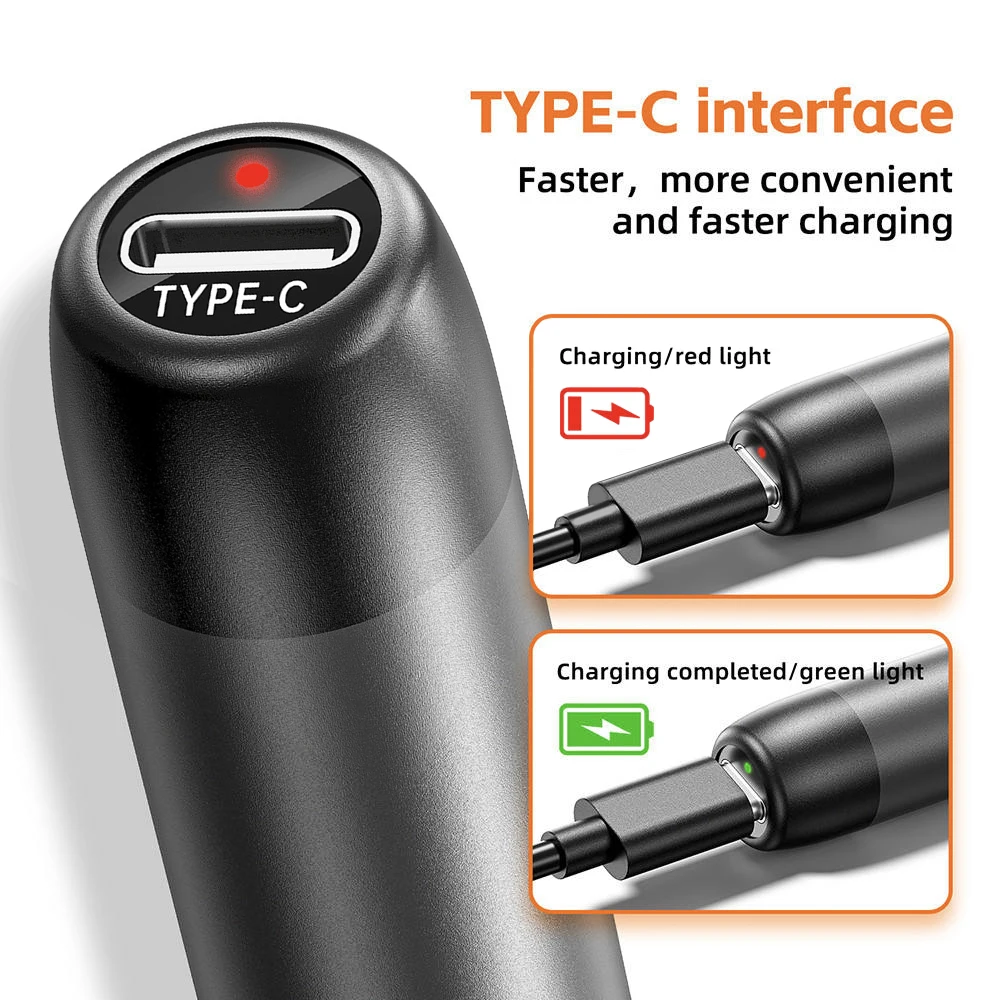 무선 USB 디지털 납땜 인두 온도 조절 가능 300-450 ℃ Type-C 1000mAh 배터리 지능형 납땜 용접 철 도구