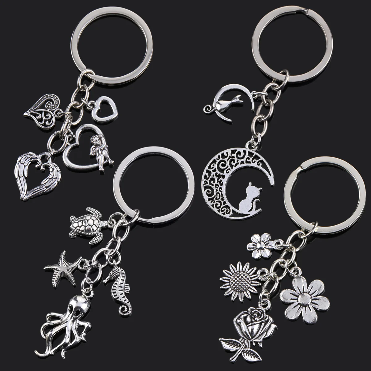 패션 동물 여성 키 체인 자동차 문 고양이 개 사랑 심장 열쇠 고리 친구 선물 쥬얼리 가방 펜던트 날개 악마의 눈 천사 거북이 title=패션 동물 여성 키 체인 자동차 문 고양이 개 사랑 심장 열쇠 고리 친구 선물 쥬얼리 가방 펜던트 날개 악마의 눈 천사 거북이