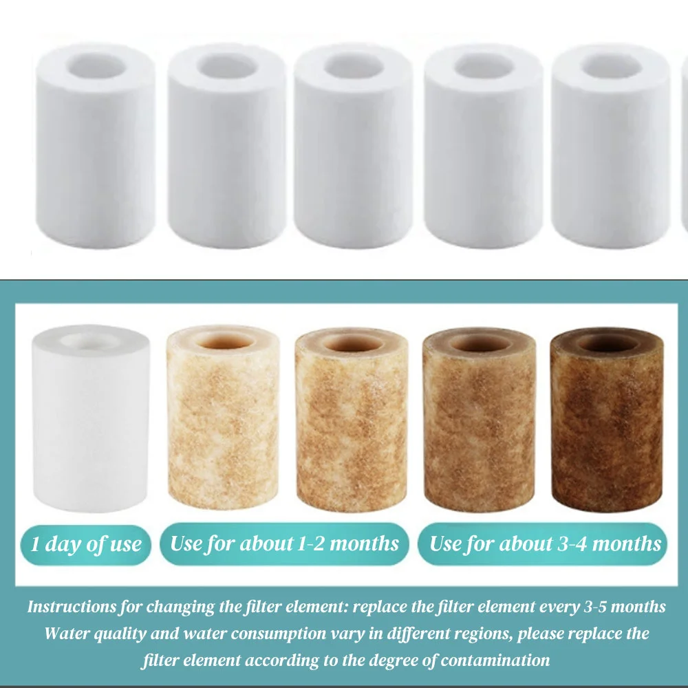 물 콘센트 정수기 키트 범용 수도꼭지 필터 주방 욕실 샤워 가정용 필터 PP 면화 고밀도 필터