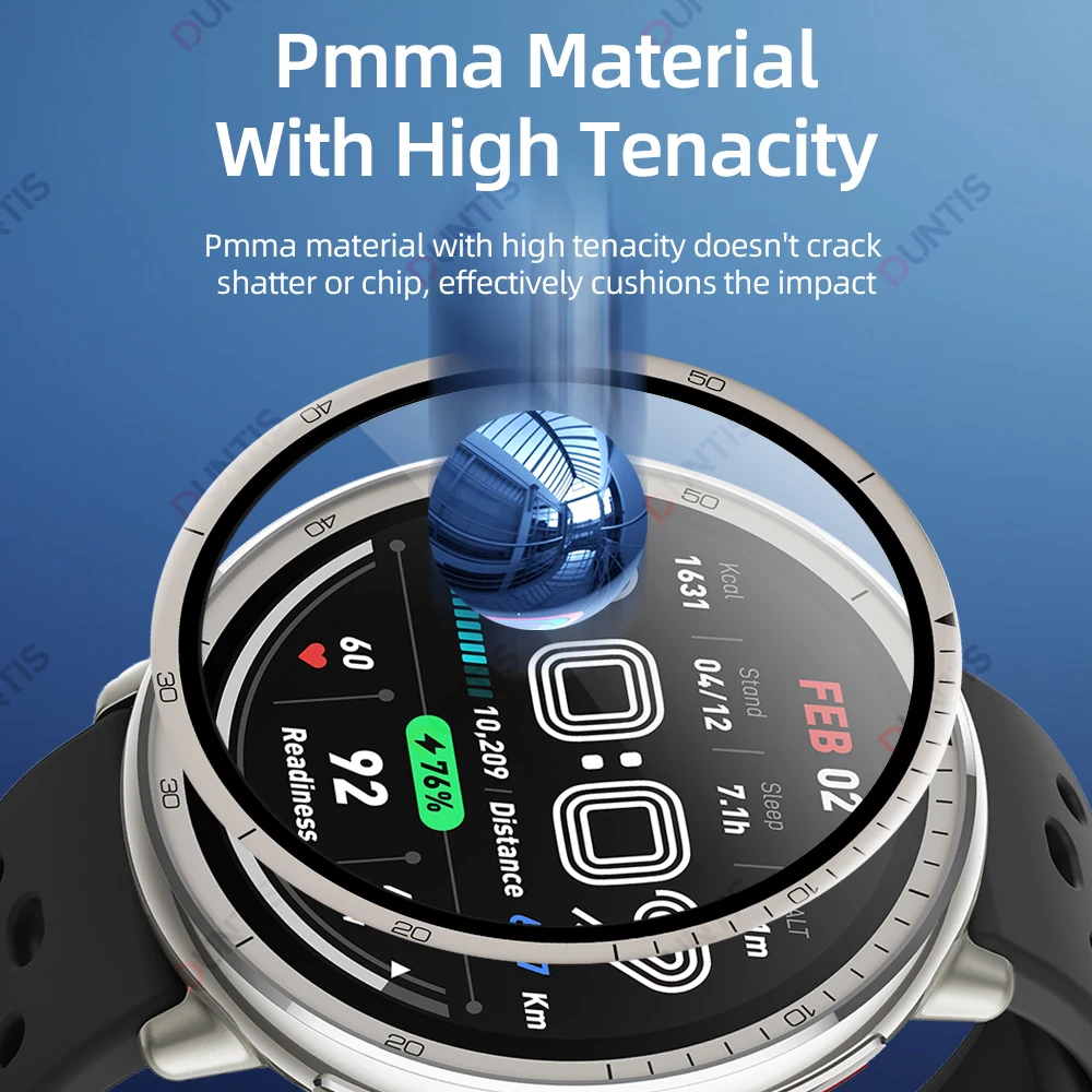 Amazfit Active 2용 화면 보호기 Active 2 Ultra-HD 풀 커버리지 보호 필름 액세서리용 3D 곡선 화면 보호기