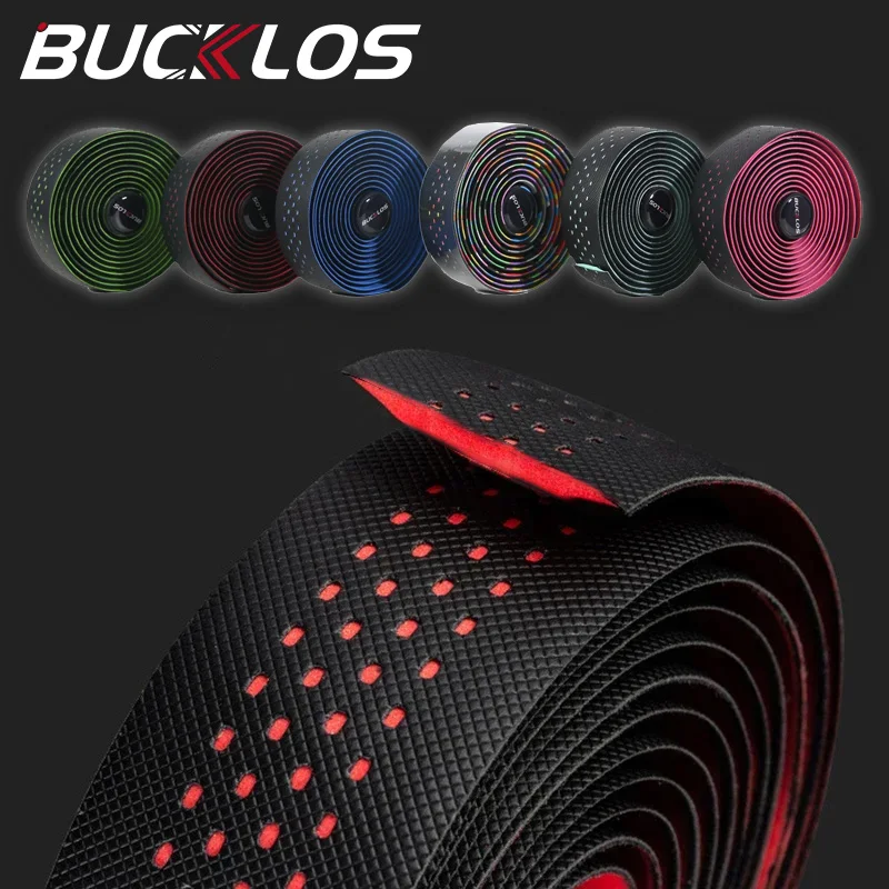 BUCKLOS 도로 자전거 핸들 바 테이프 부드러운 PU EVA 자갈 자전거 바 테이프 미끄럼 방지 충격 흡수 브레스 그립 테이프 사이클링 부품 title=BUCKLOS 도로 자전거 핸들 바 테이프 부드러운 PU EVA 자갈 자전거 바 테이프 미끄럼 방지 충격 흡수 브레스 그립 테이프 사이클링 부품