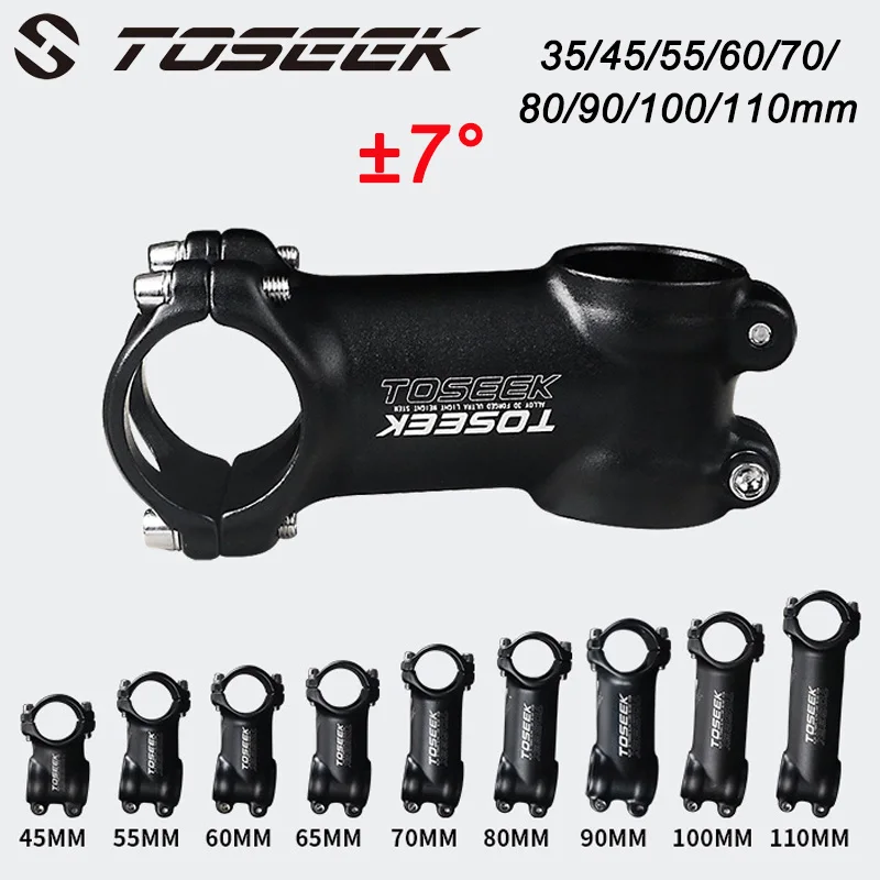 TOSEEK 7도 자전거 줄기 28.6mm 31.8mm MTB 도로 자전거 테이블 35-110mm 부정적인 자전거 전원 경량 산악 자전거 줄기 title=TOSEEK 7도 자전거 줄기 28.6mm 31.8mm MTB 도로 자전거 테이블 35-110mm 부정적인 자전거 전원 경량 산악 자전거 줄기 