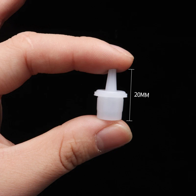 20Pcs 속눈썹 접착제 병 플러그 접착 컵 노즐 접착 홀더 스토퍼 개별 속눈썹 거짓 속눈썹 연장 도구