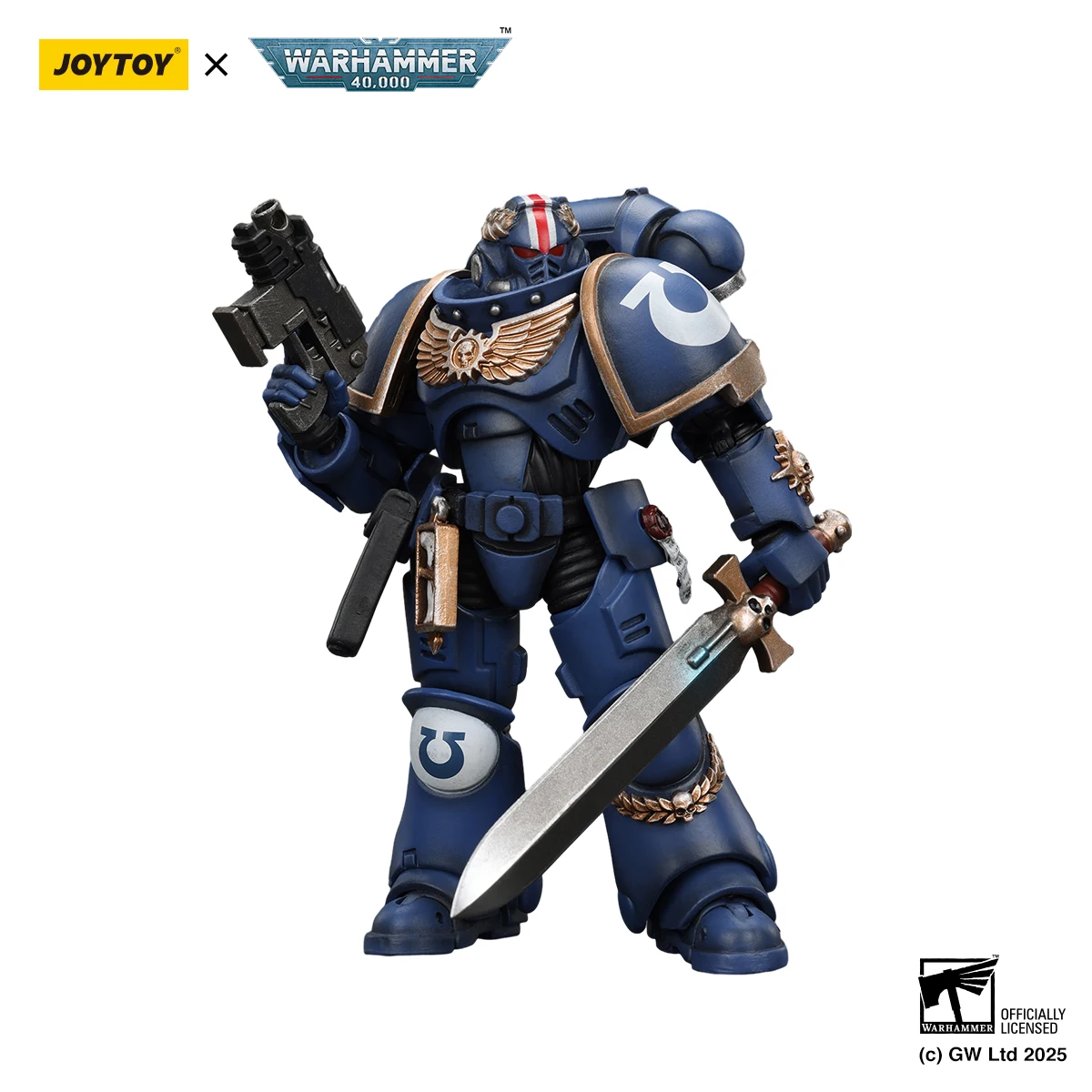 [재고 있음] JOYTOY Warhammer 40K 1/18 액션 피규어 Ultramarines Titus Victrix Guard Guilliman 애니메이션 모델 장난감 선물