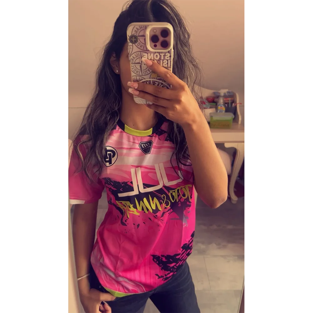 New Maillot JUL 티셔츠 여름 청소년 통기성 및 속건성 훈련 축구 셔츠 남여 맞춤 스포츠 90 분 유니폼