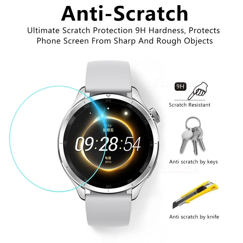 Xiaomi Mi Watch S4 용 강화 유리 Xiaomi Mi Watch S3 필름 액세서리 용 Smartwatch 화면 보호 필름 Anti-Scratch