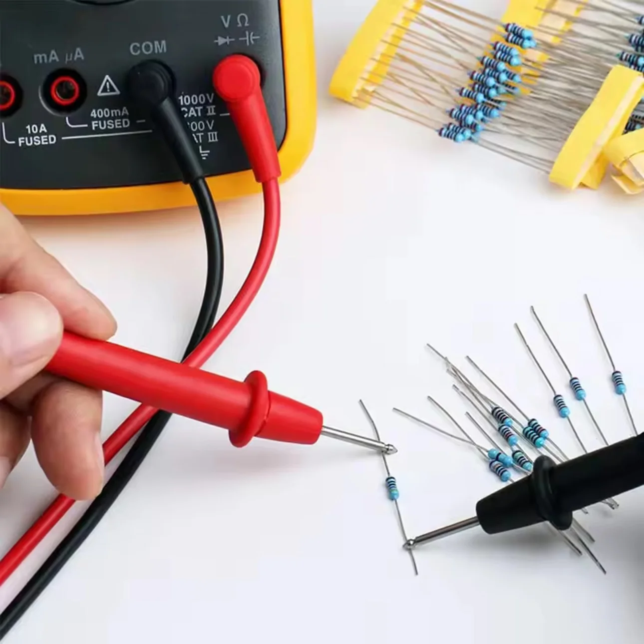 300pcs/600pcs 1% 저항기 세트 저항 1/4W 금속 필름 저항기 키트 10Ohm ~1M 옴 30값 전자 부품 키트