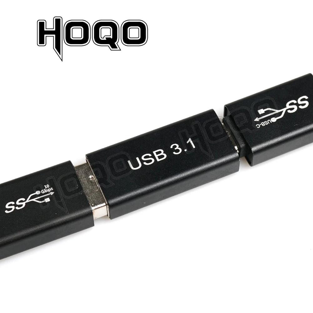 전화 컴퓨터 패드의 경우 USB 3.1 유형 C를 USB A 암 B 수-암 OTG 유형 C를 USB 수 암 어댑터에 연결합니다.