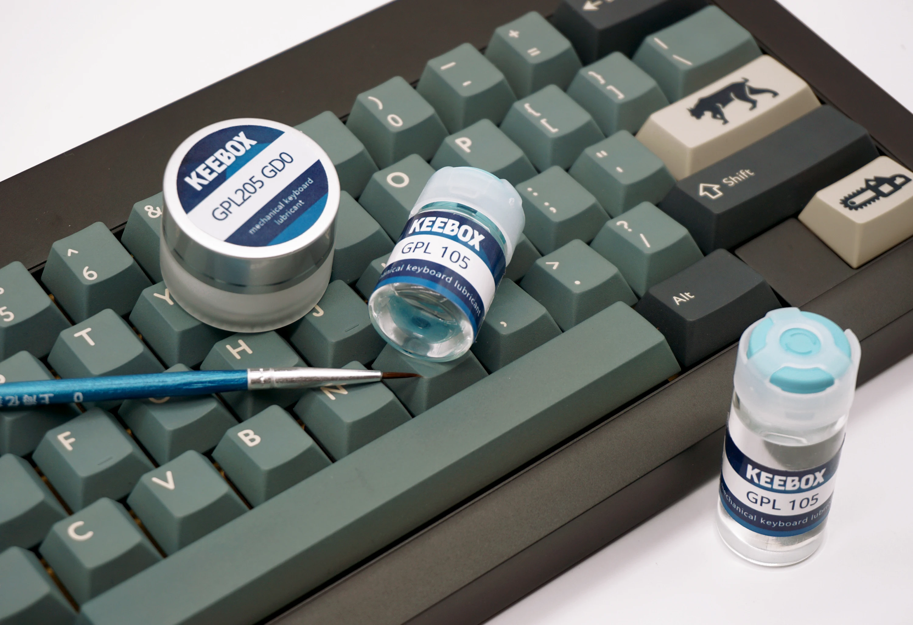 Keebox Krytox GPL205G0 GPL105 XHT-BDZ 기계식 키보드 스위치 윤활유 안정제 윤활 그리스 안정제 윤활유 윤활유 브러시