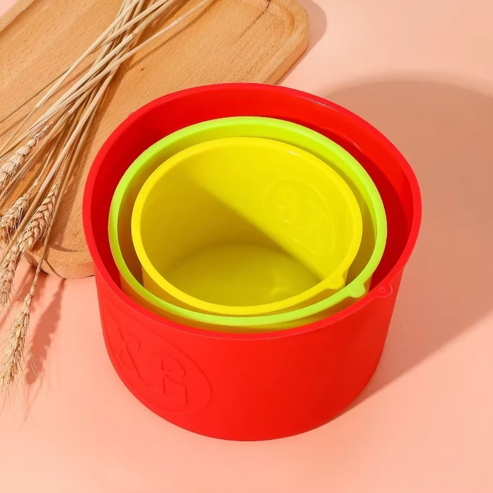 FAIS DU 붙지 않는 라운드 실리콘 케이크 금형 무작위 컬러 무스 케이크 금형 DIY 디저트 베이킹 금형 도구 주방 악세사리