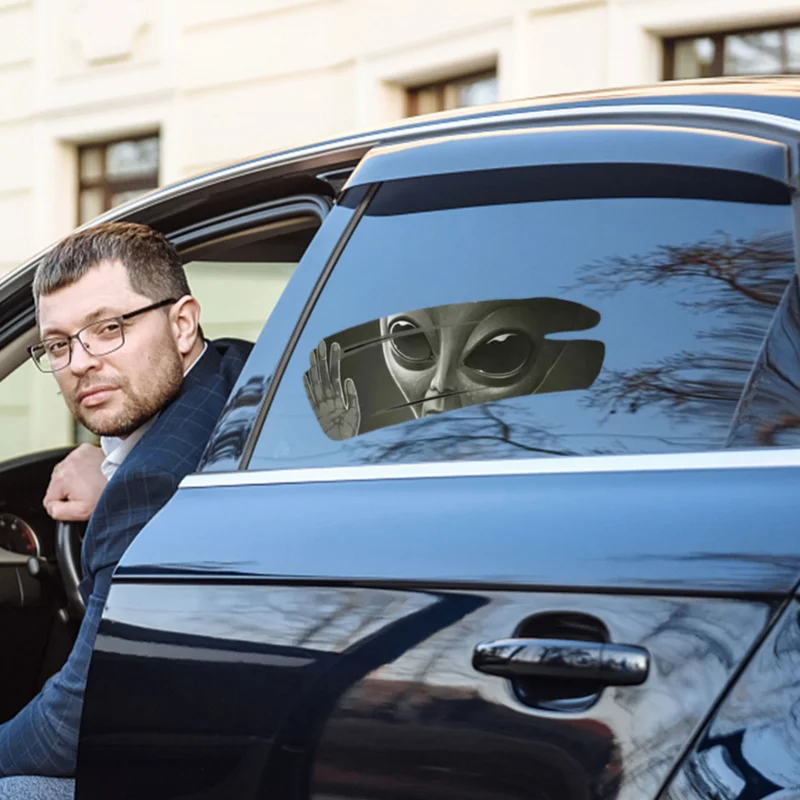 11.8X7.87CM 3D 멋진 외계인 금이 간 자동차 스티커 흠집 및 당김 꽃을 덮는 자체 접착 PVC 비닐 자동차 레이싱 데칼 title=11.8X7.87CM 3D 멋진 외계인 금이 간 자동차 스티커 흠집 및 당김 꽃을 덮는 자체 접착 PVC 비닐 자동차 레이싱 데칼