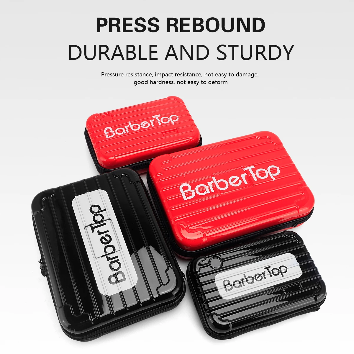 휴대용 헤어 가위 케이스 가방 가방 방수 비 변형 이발사 미용 메이크업 상자 충격 방지 트리머 스타일링 도구 상자