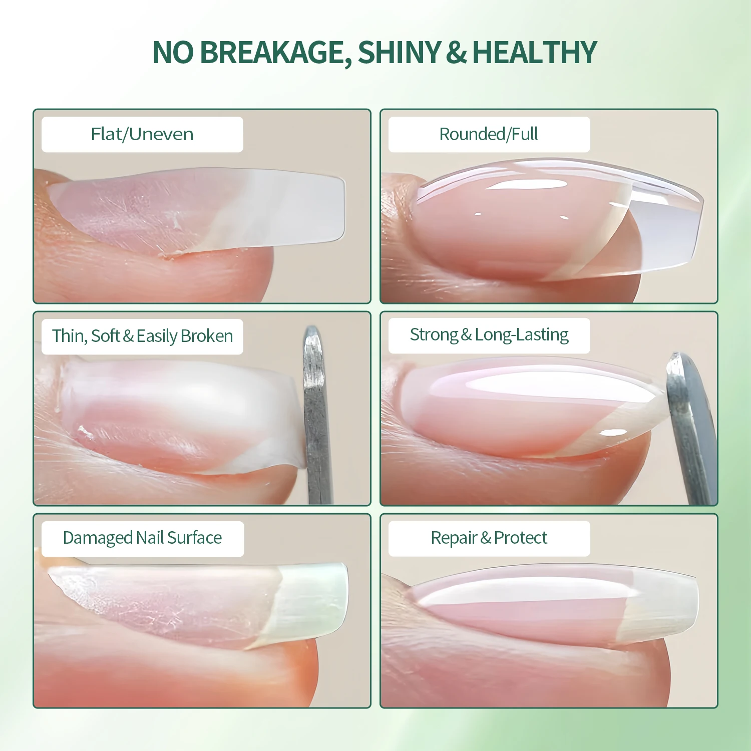 Nailpop 15ml 빌더 젤 매니큐어 네일 에이펙스 & 익스텐션 강화제 업그레이드 된 UV 젤 라인 석 접착제 4 색