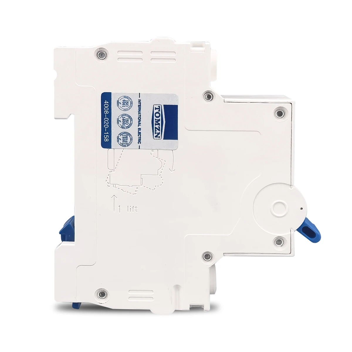 AC MCB TOB1-63 C 타입 미니 회로 차단기, 230 V, 400V ~ 50HZ, 60HZ, 3A, 6A, 10A, 16A, 20A, 25A, 32A, 40A, 50A, 63A, 1P