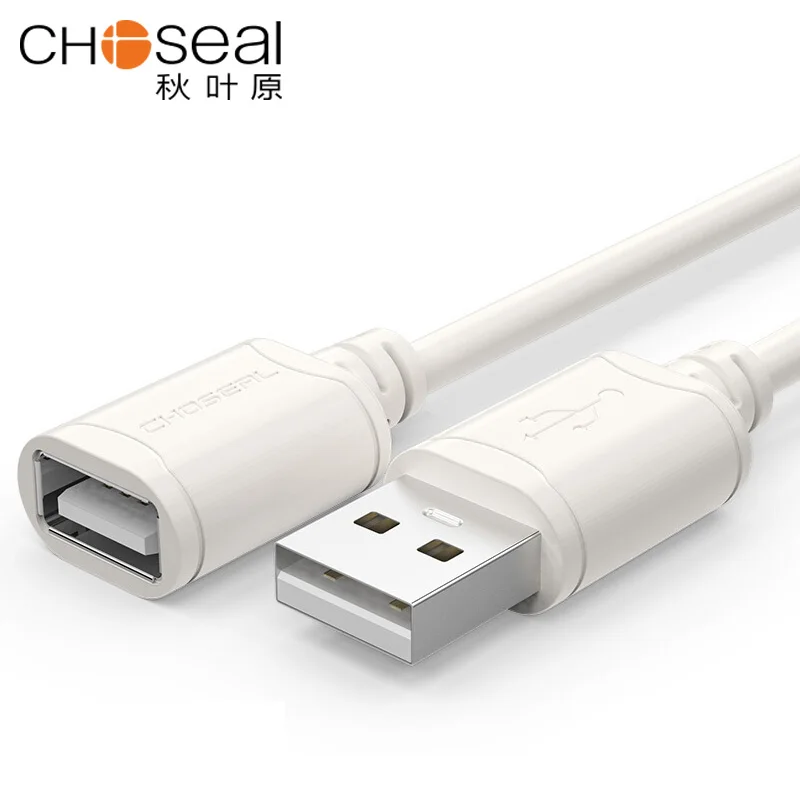 CHOSEAL USB2.0 연장 케이블 남성-여성 고속 USB 데이터 케이블 연장기 PC 키보드 프린터 마우스 컴퓨터 title=CHOSEAL USB2.0 연장 케이블 남성-여성 고속 USB 데이터 케이블 연장기 PC 키보드 프린터 마우스 컴퓨터 