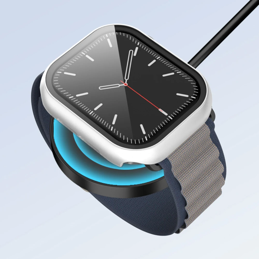 강화 유리 + Apple Watch 10 용 커버 42mm 46mm 무광택 하드 PC 범퍼 화면 보호기 케이스 iWatch 시리즈 10 42/46 액세서리