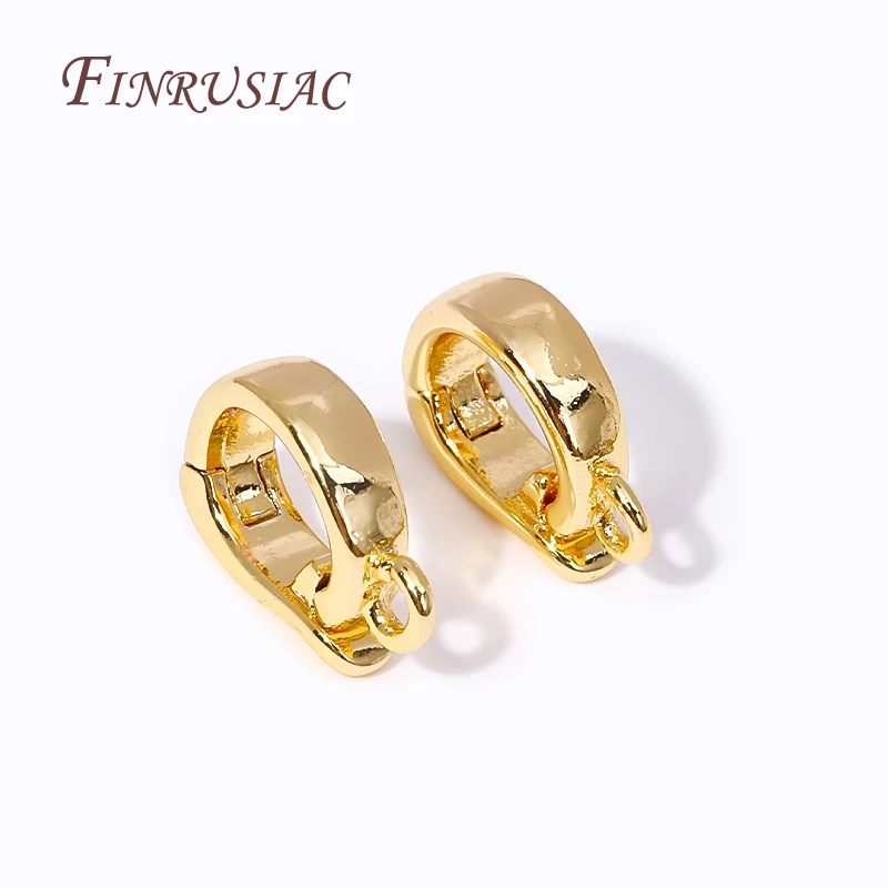 펜던트용 18K 금도금 베일, 쥬얼리 제작 용품용 참 클래스프 커넥터, 힌지 목걸이 강화제, 쥬얼리 결과