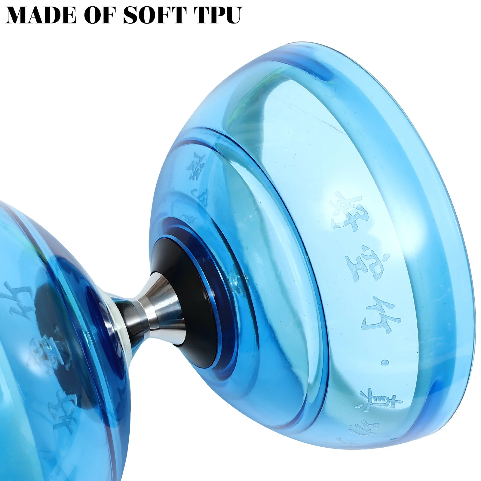 1 세트 트리플 베어링 Diabolo 장난감 Diabolo Yoyo 중국어 Diabolo 장난감 베어링 피트니스 장난감 노인을위한 전문 Diabolo 새로운