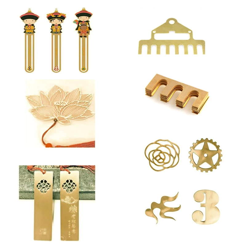 1pcs 황동 시트 두께 0.1-8mm 황동 플레이트 절단 CNC 프레임 모델 금형 DIY 건설 황동 패드